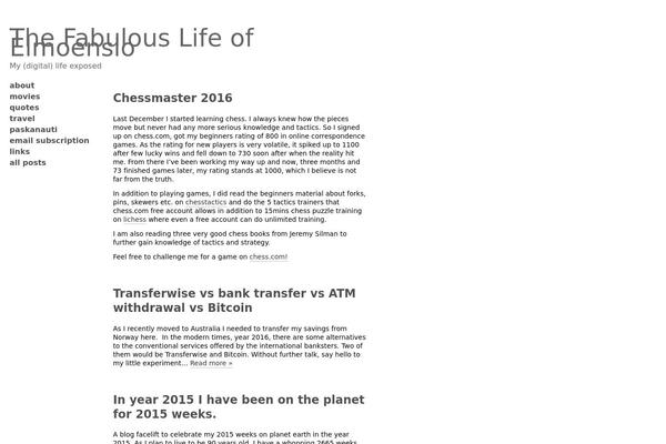 Bueno theme site design template sample