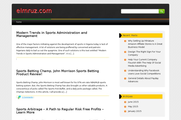Arb theme site design template sample