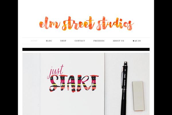 elmststudio.com site used Rowan-theme