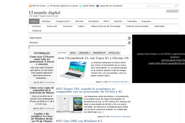 elmundodigital.net site used Newspro_2.8.6