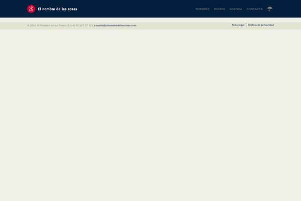 elnombredelascosas.com site used Alexandria Child