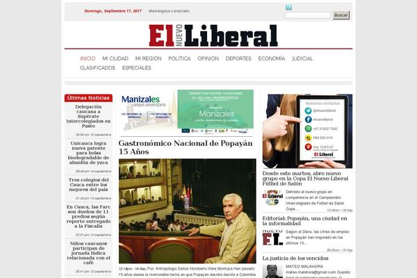 NewsCard theme site design template sample