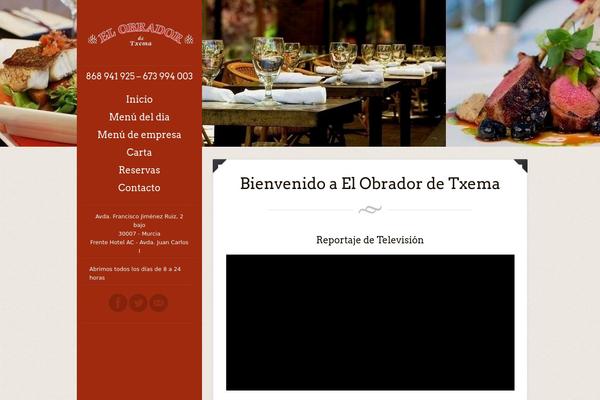 Eatery theme site design template sample