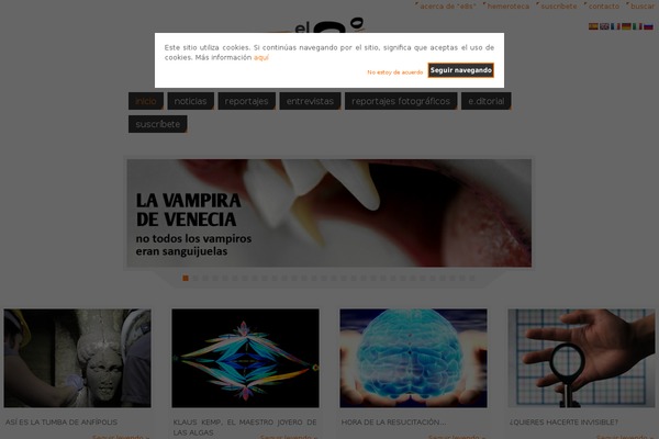 Parabola theme site design template sample