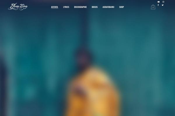 Site using Qode-music plugin
