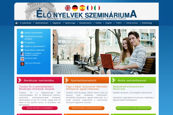 elonyelvek.hu site used Theme1035
