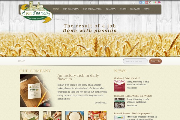 MyCuisine theme site design template sample