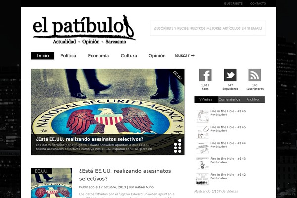 Gonzo theme site design template sample