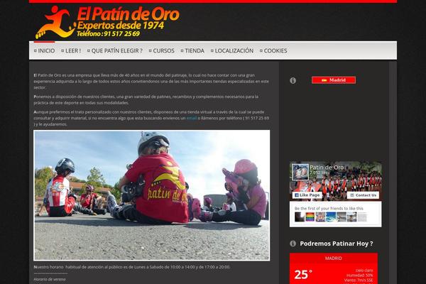 Bueno theme site design template sample