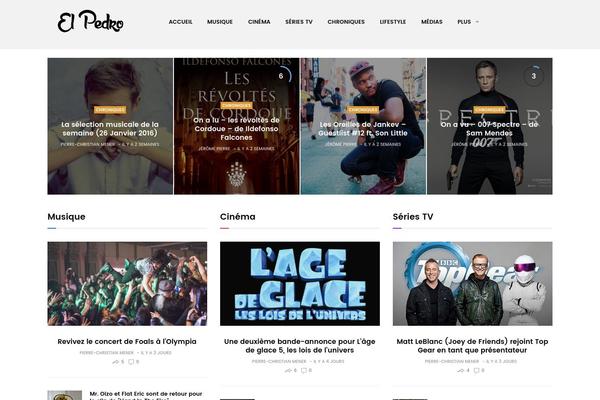Soledad-child theme site design template sample