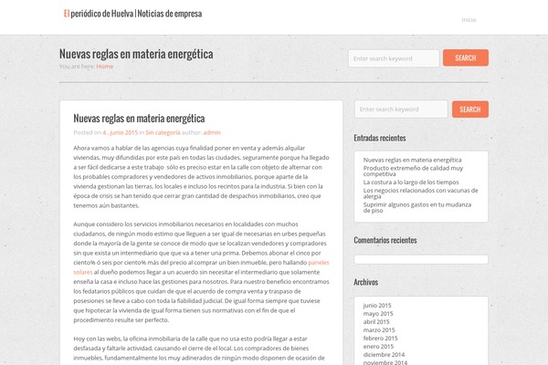 Reposter theme site design template sample