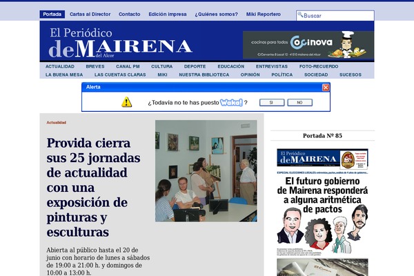 Site using Machete plugin