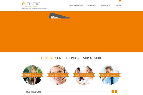 Elegantica theme site design template sample