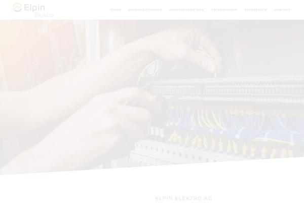 Bridge Child theme site design template sample