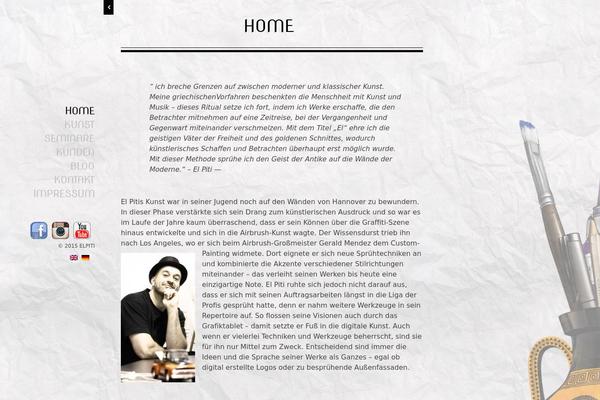 Nero theme site design template sample