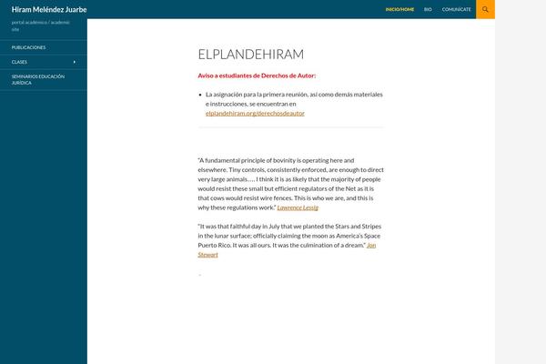 Site using Extended Table of Contents (with nextpage support) plugin