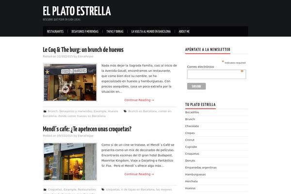 Hiero theme site design template sample