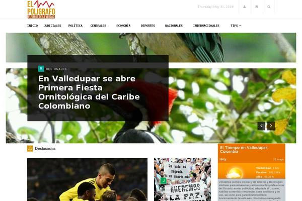 Site using Themeum-poll plugin