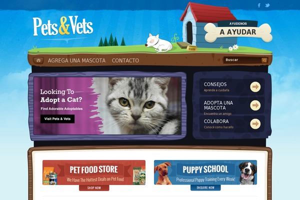 Site using Pet-manager plugin