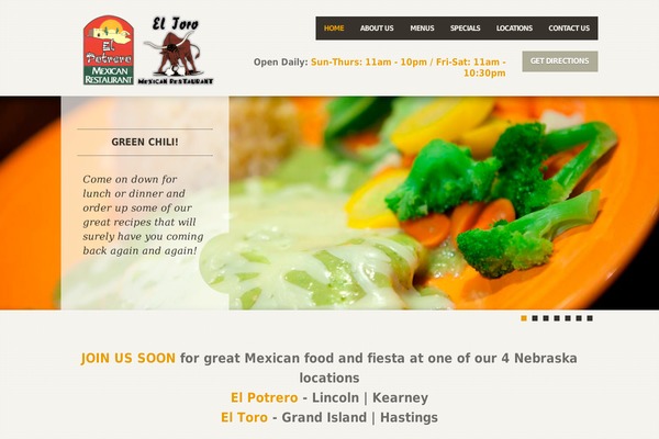 Feast theme site design template sample