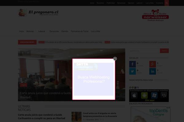 elpregonero.cl site used TrendyBlog