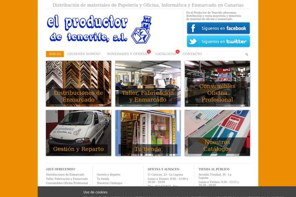 elproductortf.es site used Architekttheme