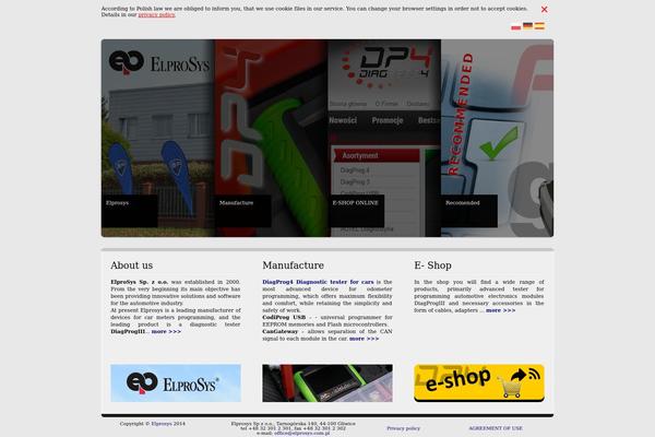 elprosys.com site used Andromedaa