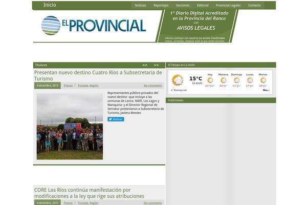 elprovincial.cl site used Zeestylepro