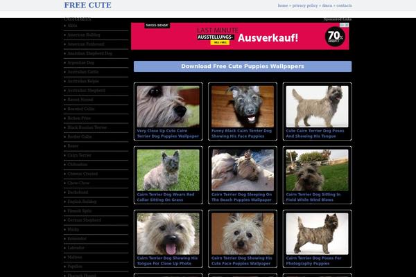 elpuppy.com site used Wallpaper