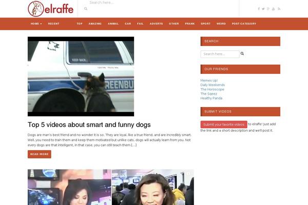 VideoTube theme site design template sample