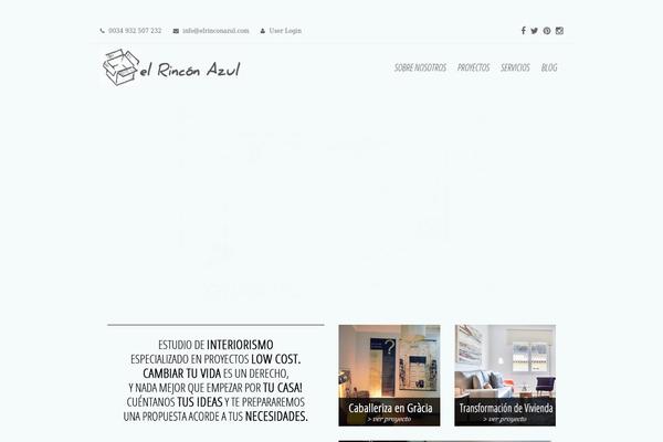Total theme site design template sample