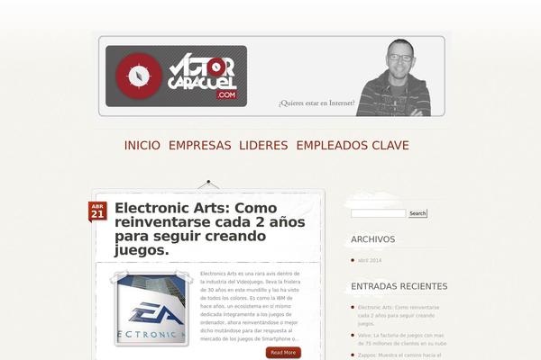 Personalpress theme site design template sample