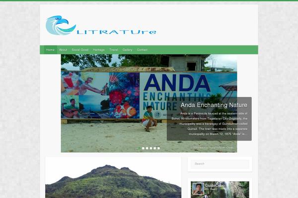 Travelify theme site design template sample