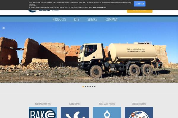 Els theme site design template sample