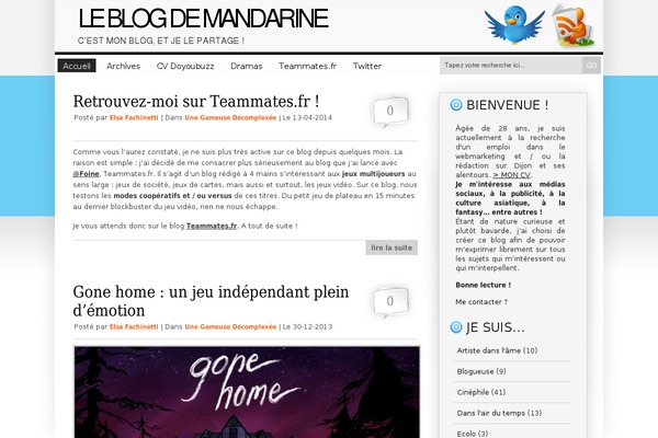 Awaken theme site design template sample