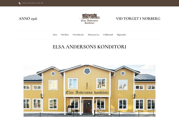 Panaderia theme site design template sample
