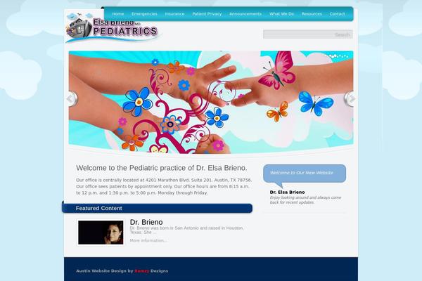 Unite theme site design template sample