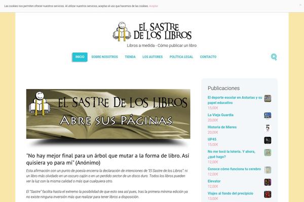 Bookshelf theme site design template sample