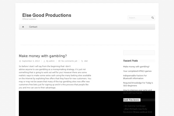 Aqua theme site design template sample