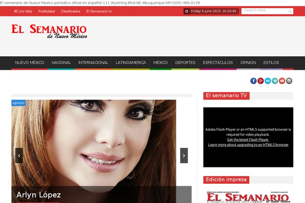 SaladMag theme site design template sample