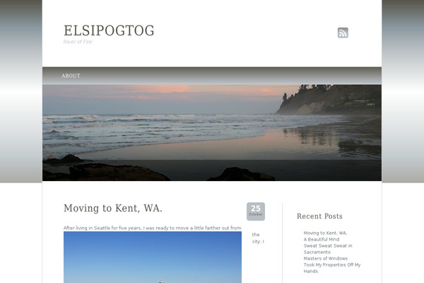 Tranquil Reflections theme site design template sample