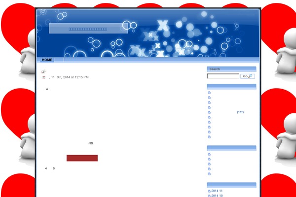 CoolBlue theme site design template sample