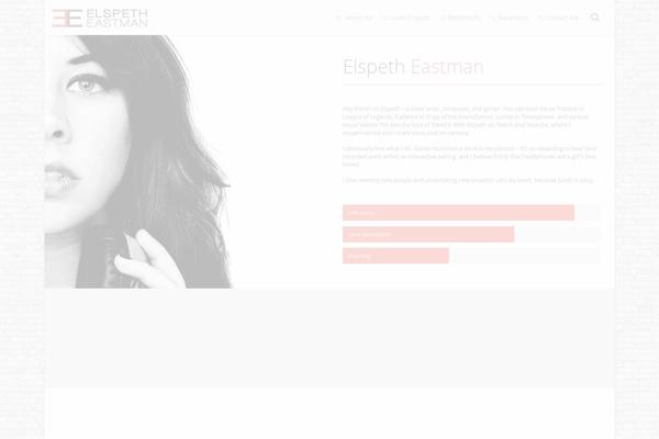 elspetheastman.com site used Amytheme