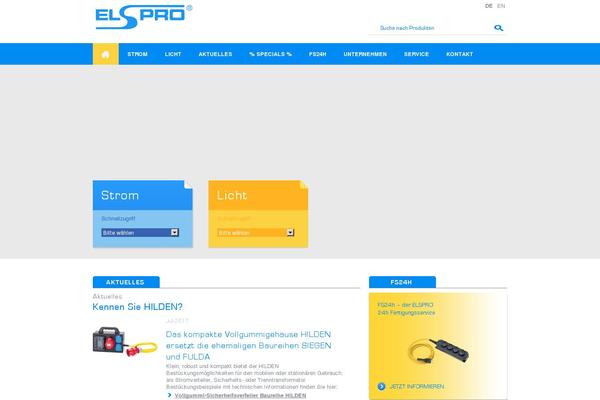 elspro theme websites examples