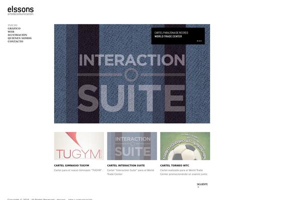 Simple theme site design template sample