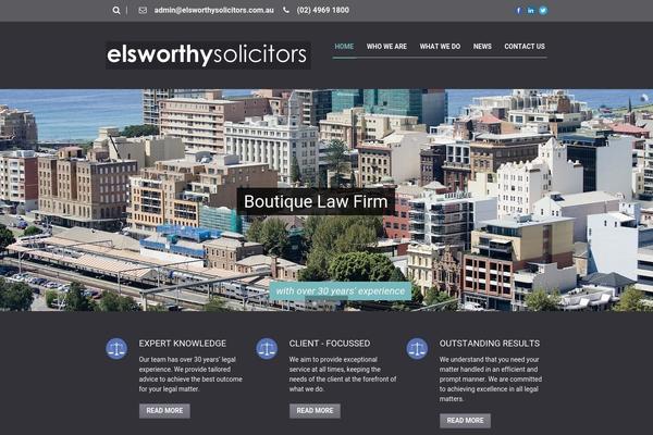 Maxima theme site design template sample