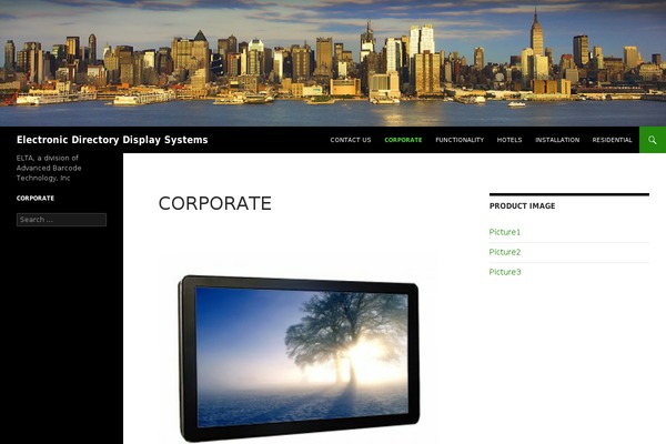 Twenty Fourteen theme site design template sample