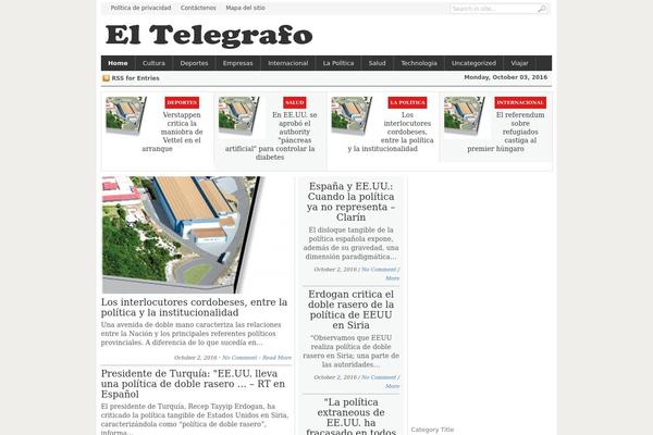 Linepress theme site design template sample