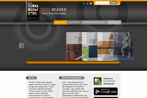 eltereader.hu site used Illuminate