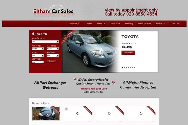 Automotive theme site design template sample